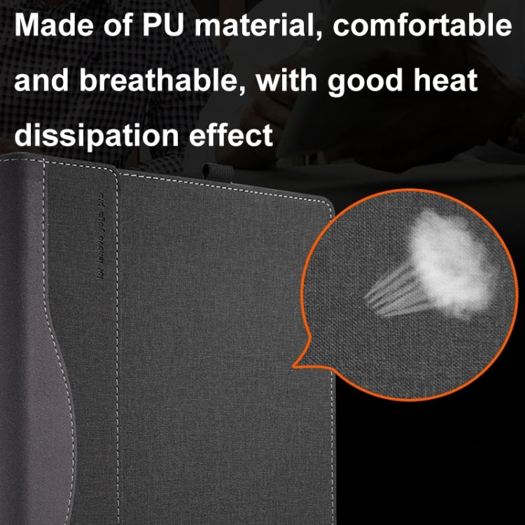 Leather Laptop Shockproof Protective Case, For HP Laptop 17-cu / 17s-cu 17.3 inch, For HP Pavilion X360 Laptop 14-dw / 14m-dw, For HP Laptop 14s-dp / 14-dk / 14s-dk, For HP Spectre x360 15-df / 15-ch, For HP Envy X360 15 inch 15-fe 2023...