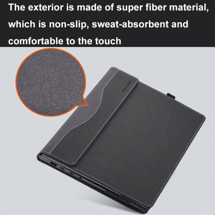 Leather Laptop Shockproof Protective Case, For HP Spectre X360 13 inch 13-ae / 13-ap, For HP Envy X360 13 inch 13-bf / 13t-bf, For HP Spectre X360 14 inch 14-ea / 14-ef, For HP Envy Laptop 14 inch 14t-eb / 14-eb, For HP Envy 16 inch 16-h...