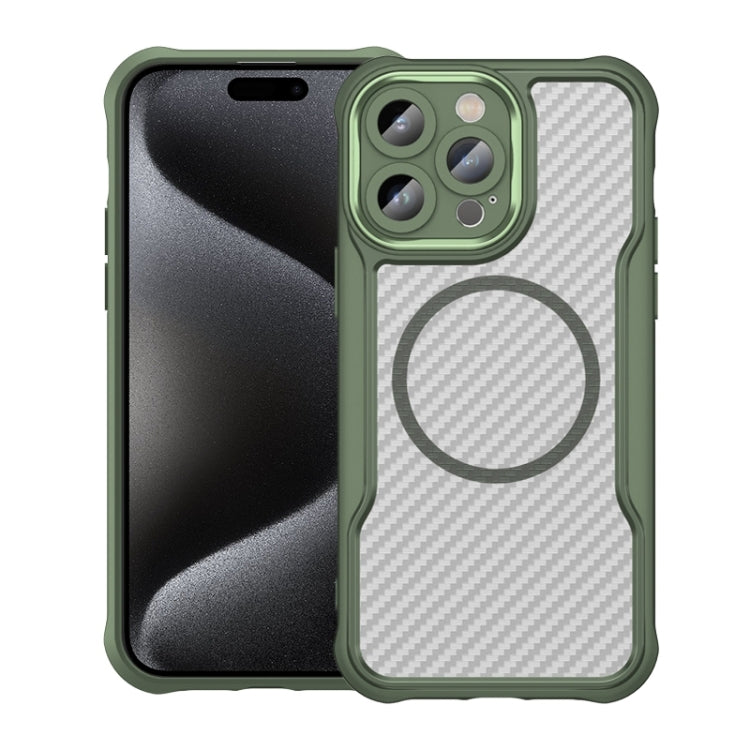 Carbon Fiber Texture MagSafe Translucent Phone Case, For iPhone 15, For iPhone 14 / 13, For iPhone 14 Pro, For iPhone 14 Pro Max, For iPhone 13 Pro Max, For iPhone 13 Pro