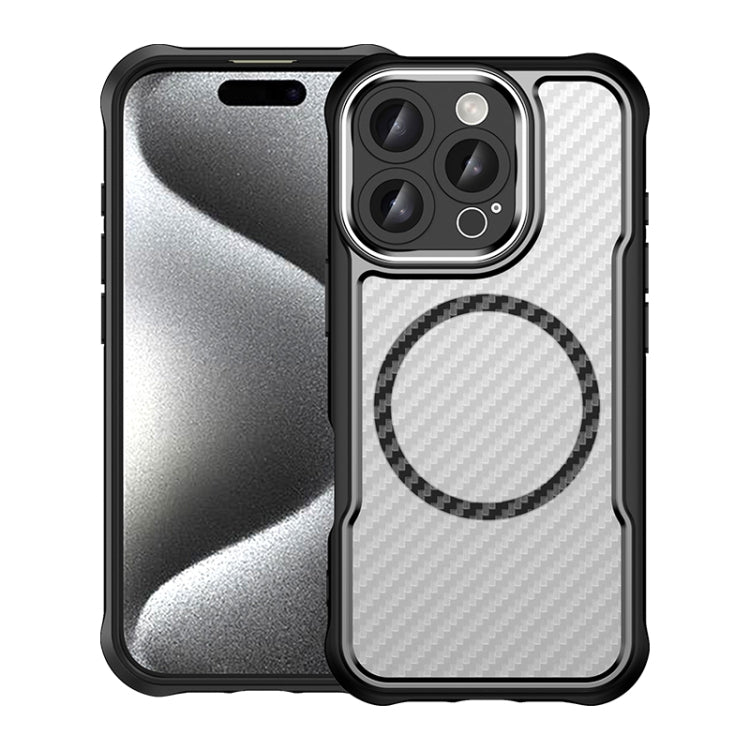 Carbon Fiber Texture MagSafe Translucent Phone Case, For iPhone 17e / 16e, For iPhone 17 Pro Max, For iPhone 17 Pro, For iPhone 17, For  iPhone Air, For iPhone 16 Pro Max
