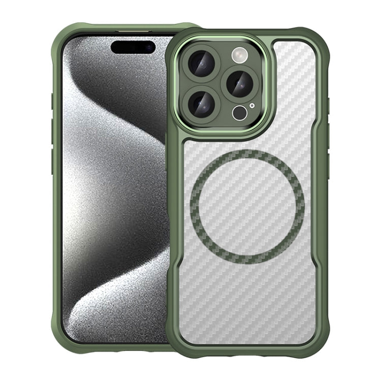 Carbon Fiber Texture MagSafe Translucent Phone Case, For iPhone 17e / 16e, For iPhone 17 Pro Max, For iPhone 17 Pro, For iPhone 17, For  iPhone Air, For iPhone 16 Pro Max