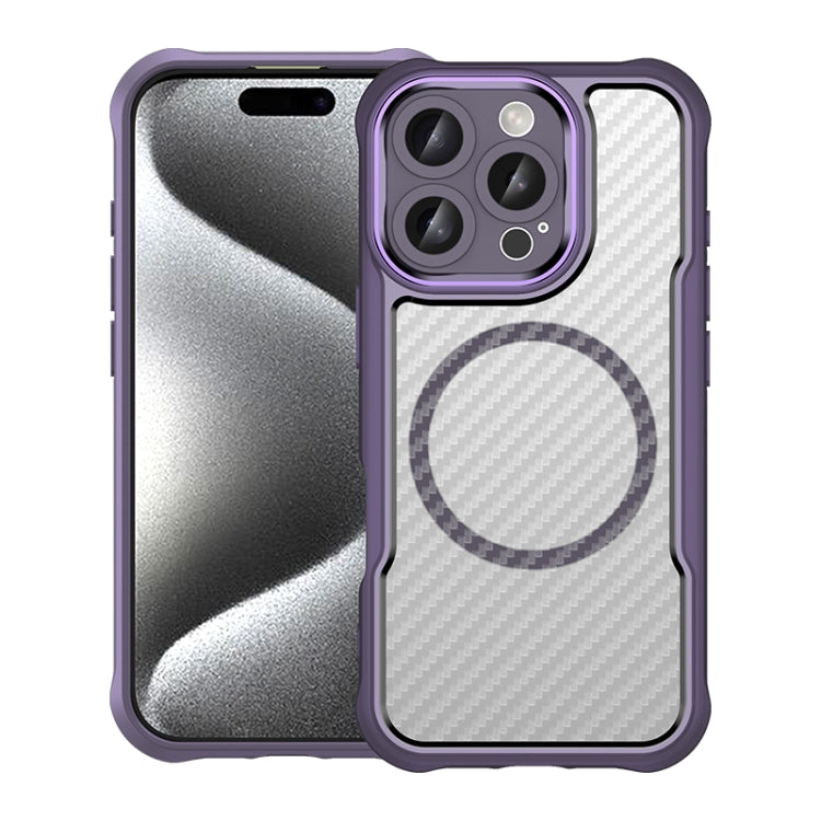 Carbon Fiber Texture MagSafe Translucent Phone Case, For iPhone 17e / 16e, For iPhone 17 Pro Max, For iPhone 17 Pro, For iPhone 17, For  iPhone Air, For iPhone 16 Pro Max