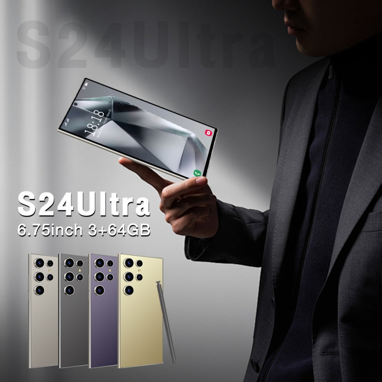 S24 Ultra / L26A, 6.75 inch Screen, Android 8.1 MTK6753 Octa Core, Network: 4G, Dual SIM, 3GB+64GB