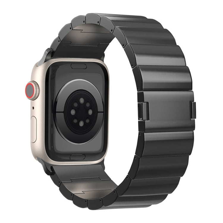 One-Bead Magnetic Buckle Titanium Metal Watch Band, For Apple Watch Series 7 41mm, For Apple Watch Series 7 45mm, For Apple Watch SE 40mm, For Apple Watch SE 44mm, For Apple Watch Series 6 40mm, For Apple Watch Series 6 44mm