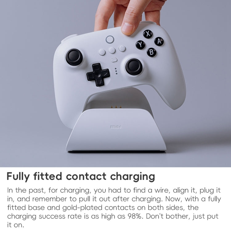 8BitDo Orion NS Version True Wireless Bluetooth Gamepad with Charging Stand(White)