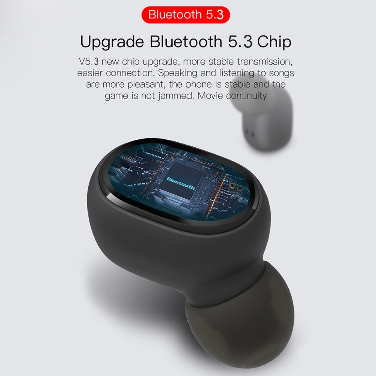 E6S LED Display TWS Wireless Bluetooth Earphone, E6S (White), E6S (Pink), E6S (Blue), E6S (Green)