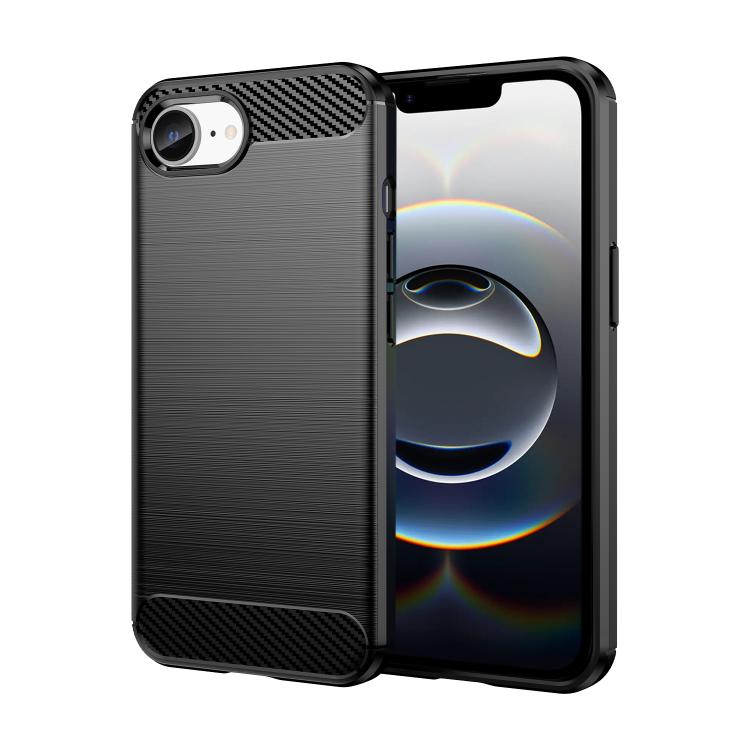 Brushed Texture Carbon Fiber TPU Phone Case, For iPhone 17e / 16e, For iPhone 17 Pro Max, For iPhone 17 Pro, For iPhone 17, For iPhone Air, For iPhone 16 Pro Max, For iPhone 16 Pro, For iPhone 16 Plus