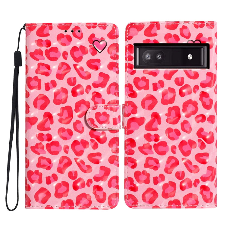3D Pattern Leather Phone Case, For Google Pixel 8A