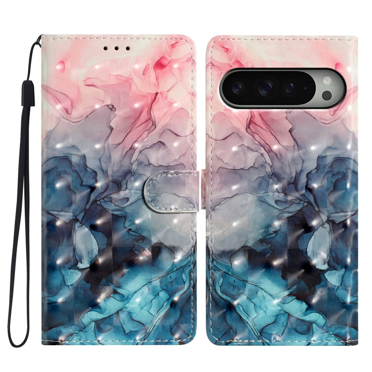 3D Pattern Leather Phone Case, For Google Pixel 9 Pro XL, For Google Pixel 9 / 9 Pro