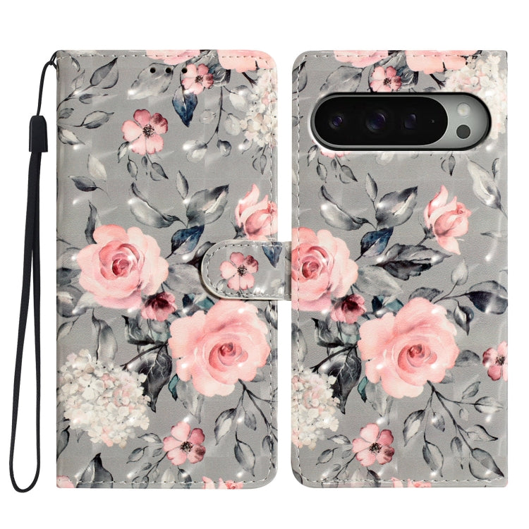 3D Pattern Leather Phone Case, For Google Pixel 9 Pro XL, For Google Pixel 9 / 9 Pro