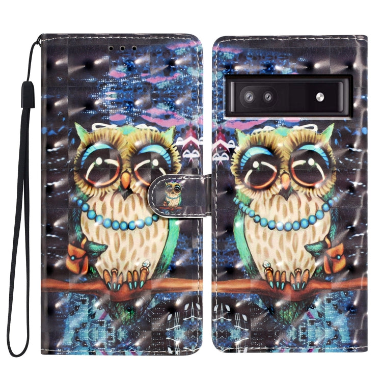 3D Pattern Leather Phone Case, For Google Pixel 11 / 11 Pro, For Google Pixel 9A