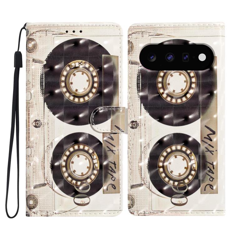 3D Pattern Leather Phone Case, For Google Pixel 11 / 11 Pro, For Google Pixel 9A