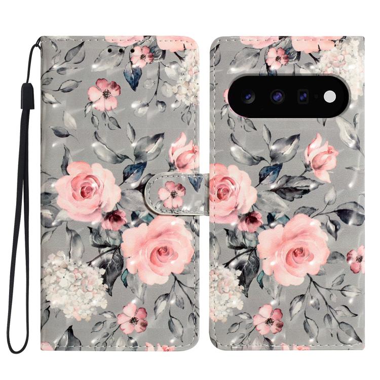 3D Pattern Leather Phone Case, For Google Pixel 11 / 11 Pro, For Google Pixel 9A