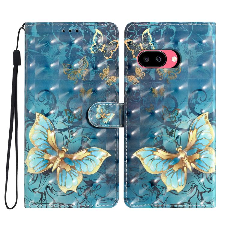 3D Pattern Leather Phone Case, For Google Pixel 11a, For Google Pixel 11 Pro XL