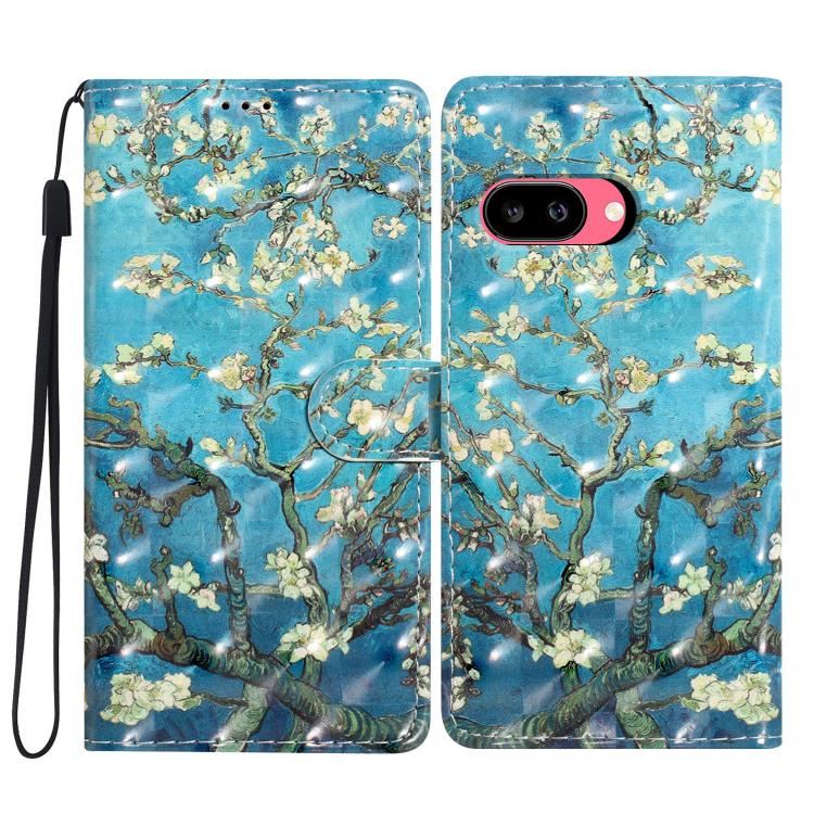 3D Pattern Leather Phone Case, For Google Pixel 11a, For Google Pixel 11 Pro XL