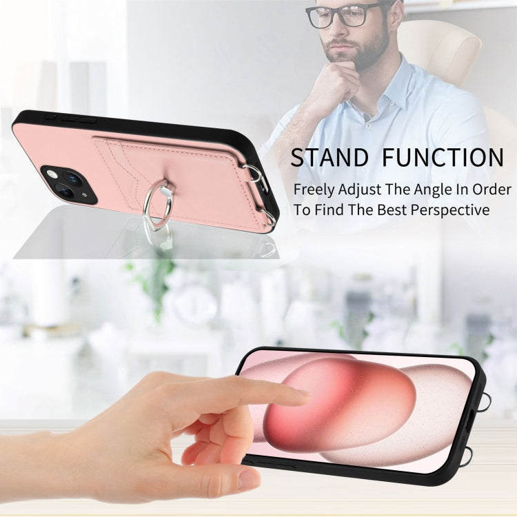 R20 Ring Card Holder Phone Case, For iPhone 13 mini, For iPhone 12, For iPhone 12 Pro Max, For iPhone 12 Pro