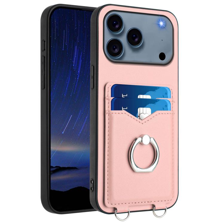 R20 Ring Card Holder Phone Case, For iPhone 17 Pro Max, For iPhone 17 Pro, For iPhone 17, For iPhone Air