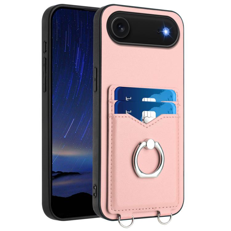 R20 Ring Card Holder Phone Case, For iPhone 17 Pro Max, For iPhone 17 Pro, For iPhone 17, For iPhone Air