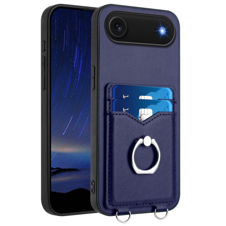R20 Ring Card Holder Phone Case, For iPhone 17 Pro Max, For iPhone 17 Pro, For iPhone 17, For iPhone Air