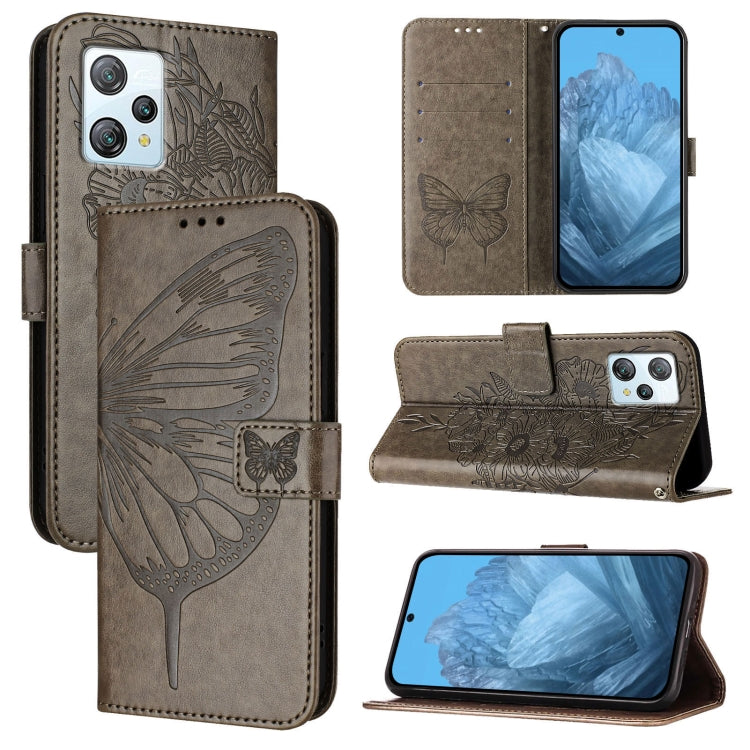 Embossed Butterfly Leather Phone Case, For Blackview Wave 6C, For Blackview Shark 8, For Blackview A53