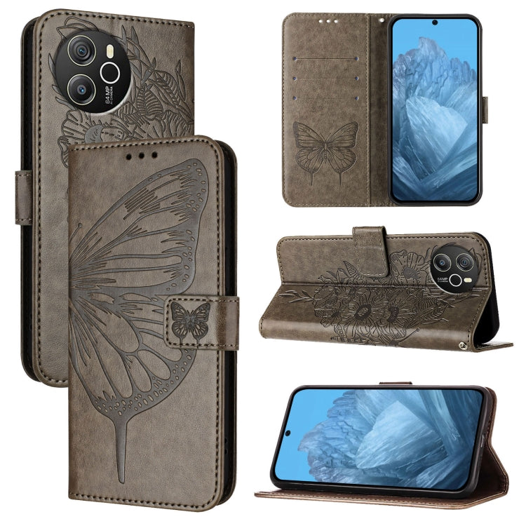 Embossed Butterfly Leather Phone Case, For Blackview Wave 6C, For Blackview Shark 8, For Blackview A53