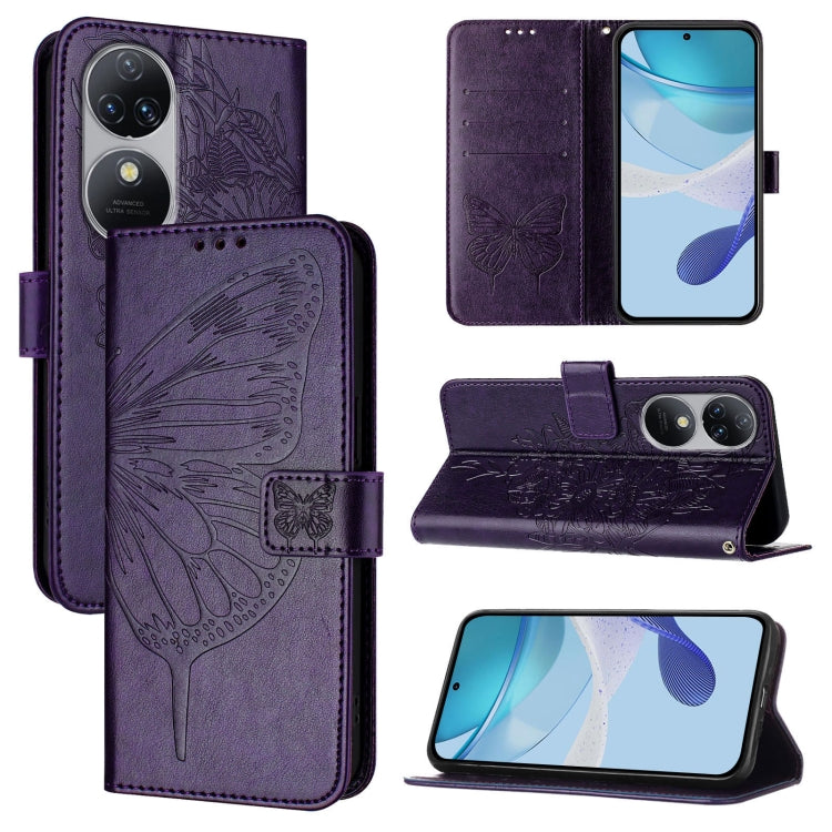 Embossed Butterfly Leather Phone Case, For Oukitel C37, For Oukitel C51, For Oukitel C38