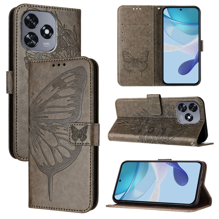 Embossed Butterfly Leather Phone Case, For Oukitel C37, For Oukitel C51, For Oukitel C38