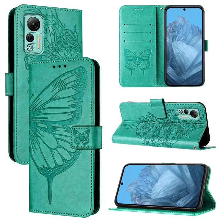 Embossed Butterfly Leather Phone Case, For Ulefone Note 14