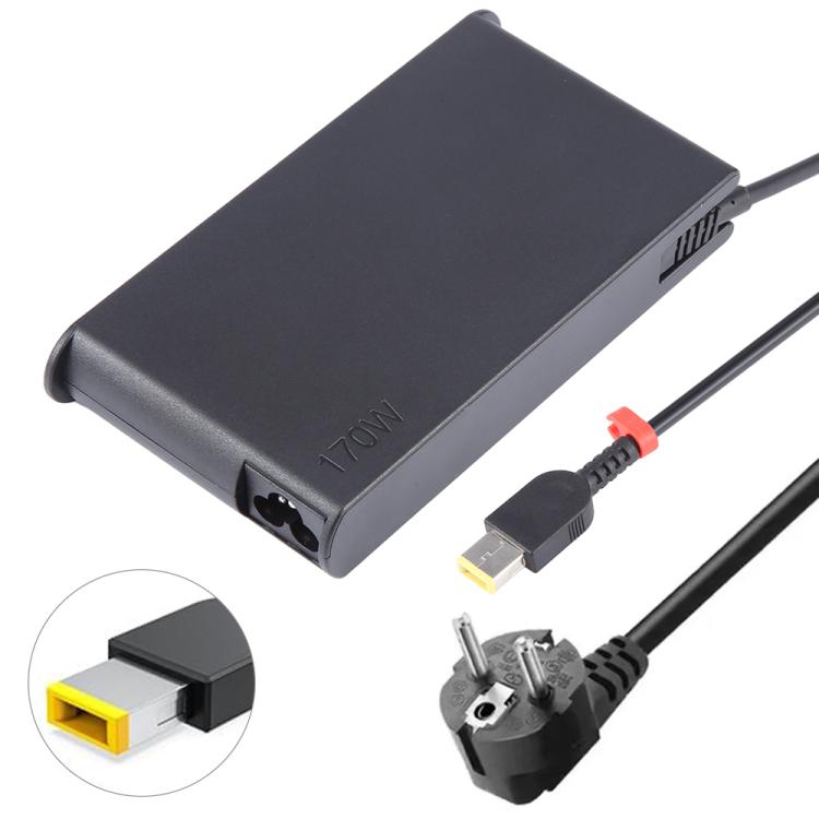 170W 20V 8.5A Lenovo Laptop Power Adapter – Big Square USB, EU/US/UK/AU