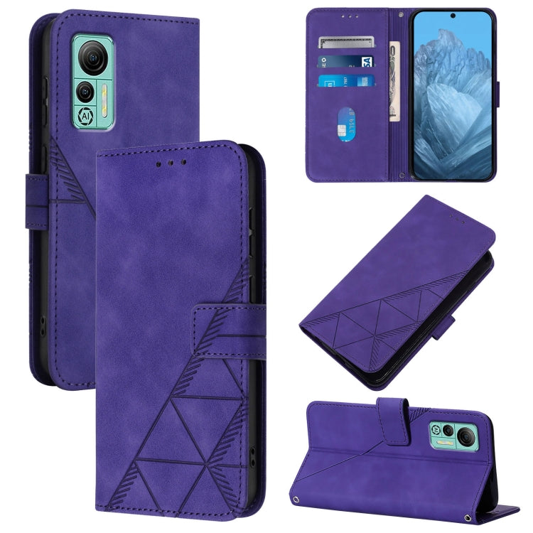 Crossbody 3D Embossed Flip Leather Phone Case, For Ulefone Note 14