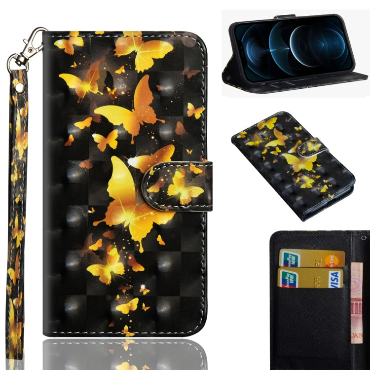 3D Painting Pattern Horizontal Flip TPU + PU Leather Case with Holder & Card Slots & Wallet, For Huawei Honor 9A, For Motorola G8 Power Lite