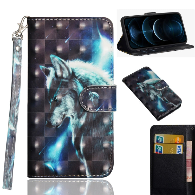 3D Painting Pattern Horizontal Flip TPU + PU Leather Case with Holder & Card Slots & Wallet, For Huawei Honor 9A, For Motorola G8 Power Lite