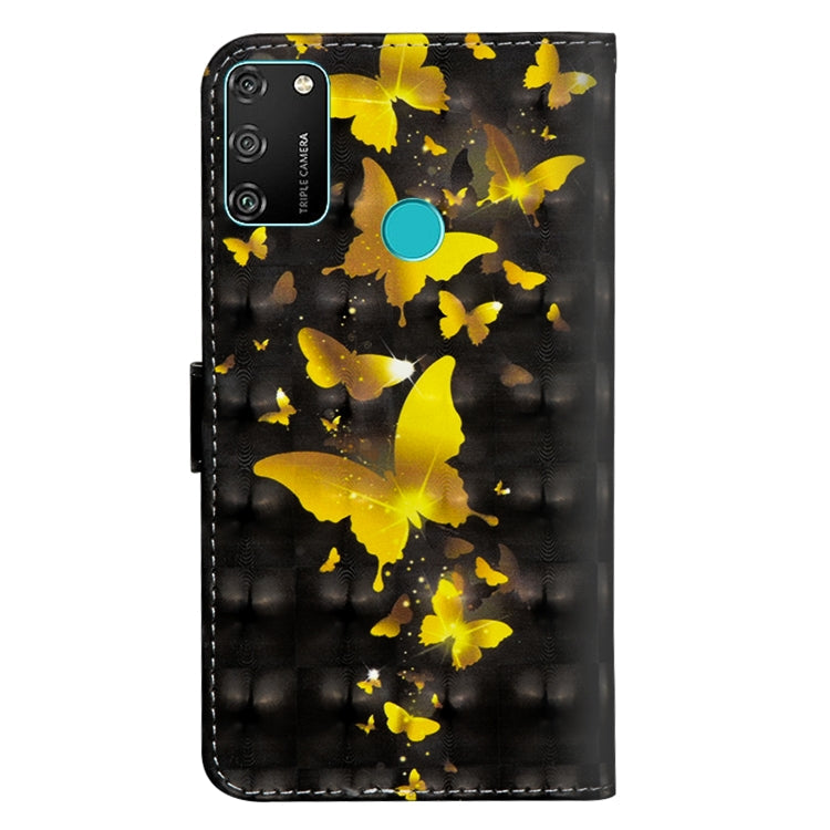 3D Painting Pattern Horizontal Flip TPU + PU Leather Case with Holder & Card Slots & Wallet, For Samsung Galaxy Note 20 Ultra