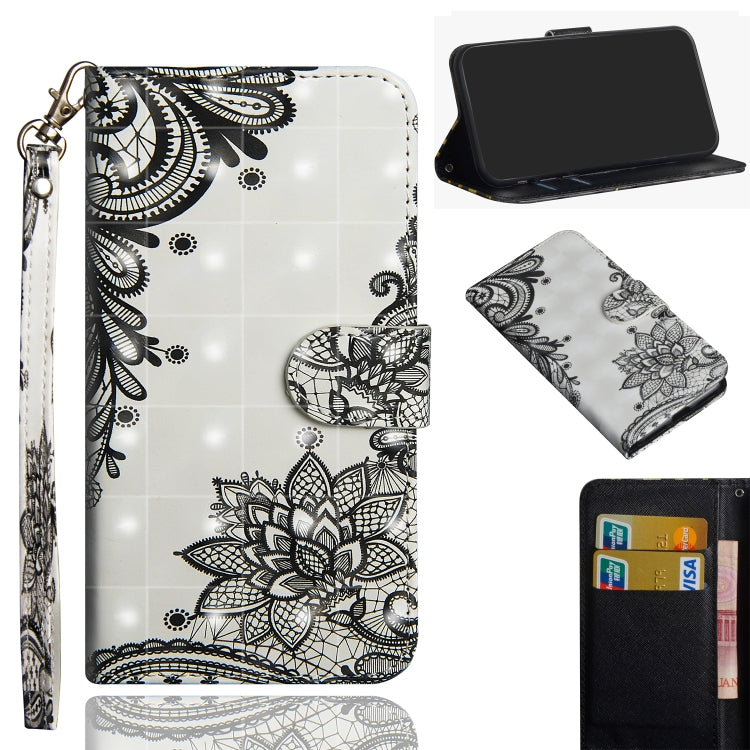 3D Painting Pattern Horizontal Flip TPU + PU Leather Case with Holder & Card Slots & Wallet, For Samsung Galaxy Note 20 Ultra