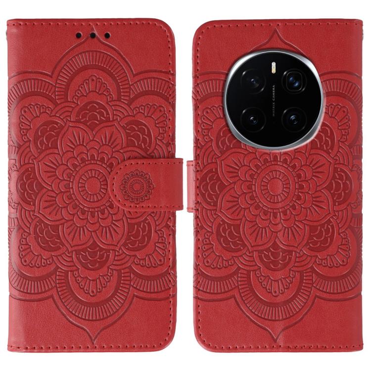 Sun Mandala Embossing Pattern Phone Leather Case, For Honor Magic7 Pro, For Honor Play 60 Plus / 200 Smart / X7C, For Honor 200 Lite Global