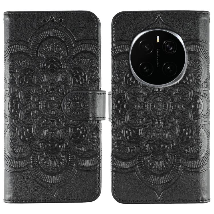 Sun Mandala Embossing Pattern Phone Leather Case, For Honor Magic7 Pro, For Honor Play 60 Plus / 200 Smart / X7C, For Honor 200 Lite Global
