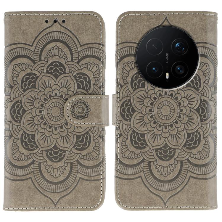 Sun Mandala Embossing Pattern Phone Leather Case, For Honor Magic8 Pro, For Honor Magic8, For Honor X7d 5G