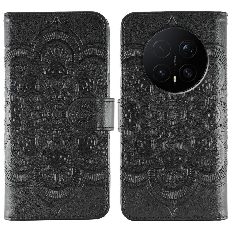 Sun Mandala Embossing Pattern Phone Leather Case, For Honor Magic8 Pro, For Honor Magic8, For Honor X7d 5G
