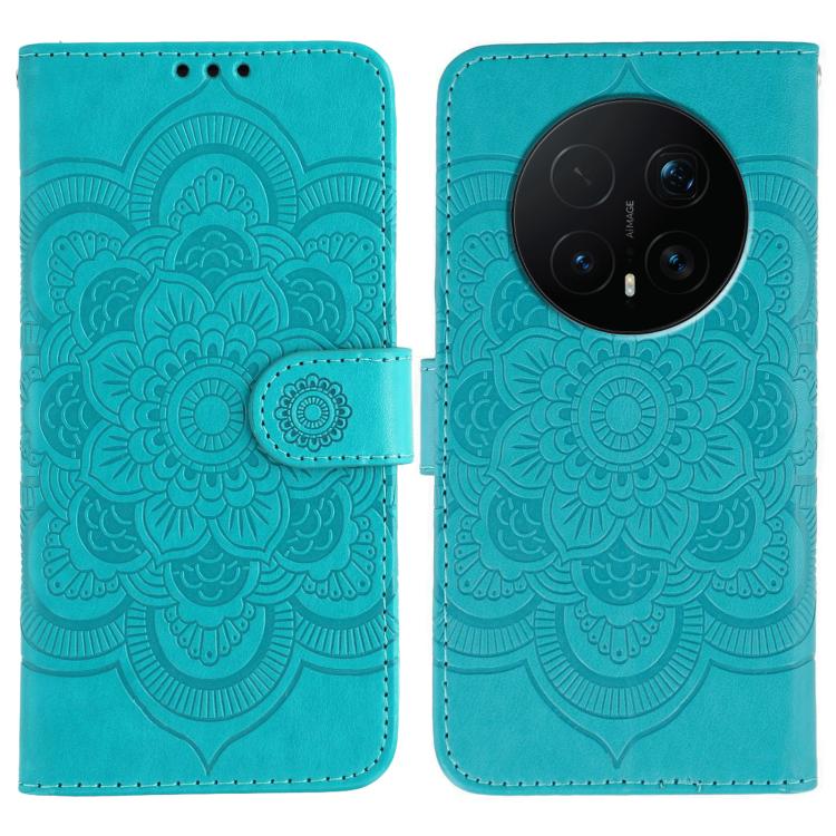 Sun Mandala Embossing Pattern Phone Leather Case, For Honor Magic8 Pro, For Honor Magic8, For Honor X7d 5G