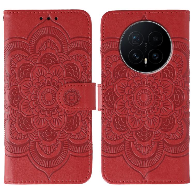 Sun Mandala Embossing Pattern Phone Leather Case, For Honor Magic8 Pro, For Honor Magic8, For Honor X7d 5G