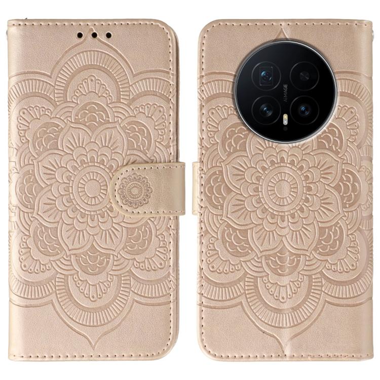 Sun Mandala Embossing Pattern Phone Leather Case, For Honor Magic8 Pro, For Honor Magic8, For Honor X7d 5G