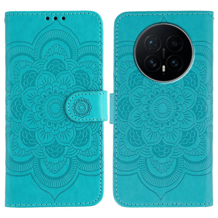 Sun Mandala Embossing Pattern Phone Leather Case, For Honor Magic8 Pro, For Honor Magic8, For Honor X7d 5G
