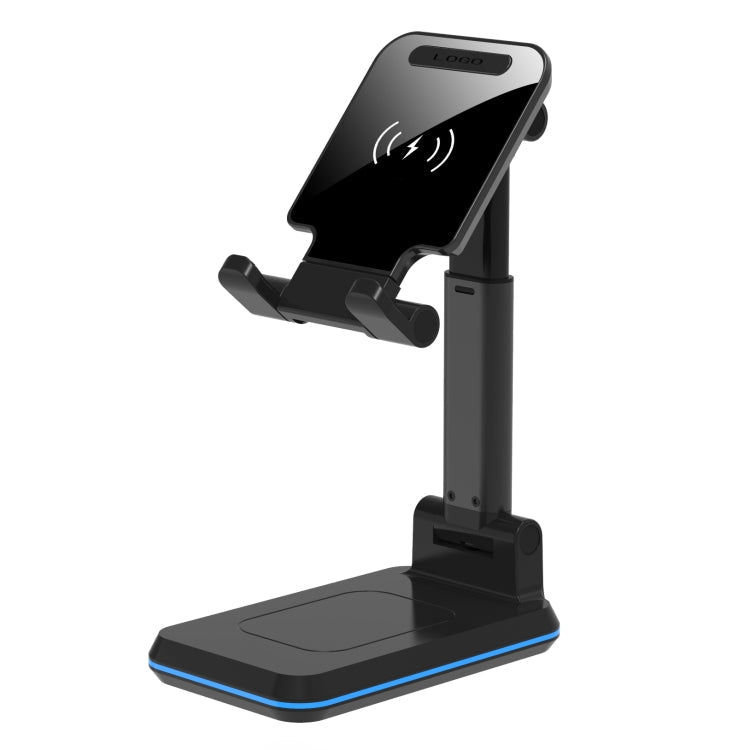 T6 2 in 1 Portable Folding Stand Wireless Charging, Single Charge, Double Charge
