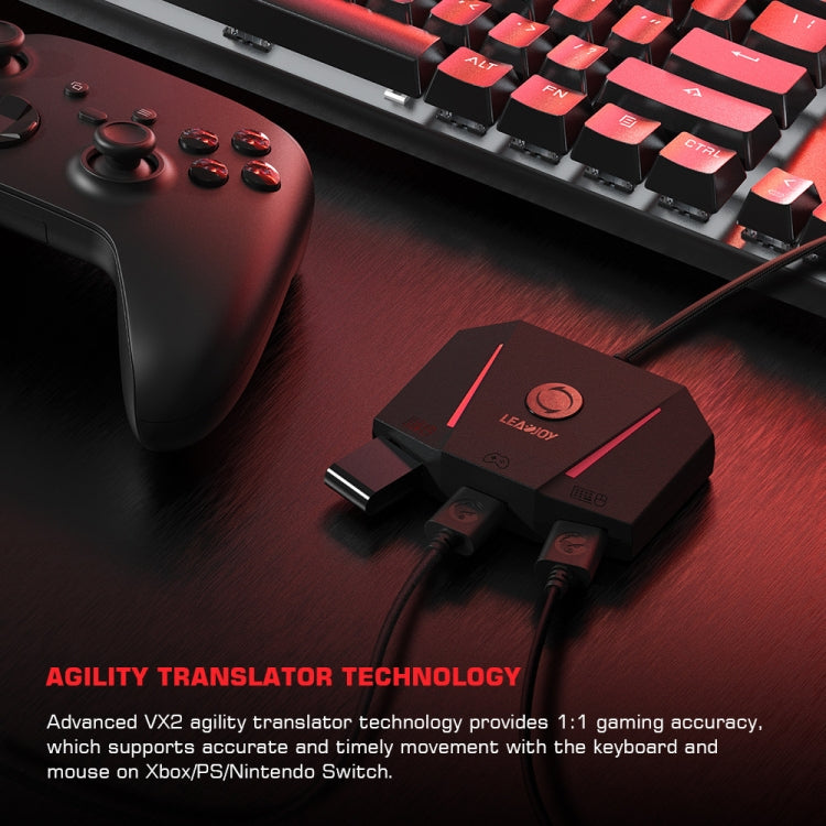 GameSir LeadJoy VX2 AimBox Game Console Keyboard Mouse Converter for Xbox / PS4(Black)