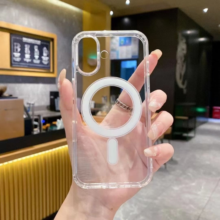 Large Hole Camera MagSafe Magnetic Clear Acrylic TPU Case, For iPhone 17 Pro Max, For iPhone 17 Pro, For iPhone 17, For iPhone Air, For iPhone 16 Pro Max, For iPhone 16 Pro, For iPhone 16 Plus, For iPhone 16