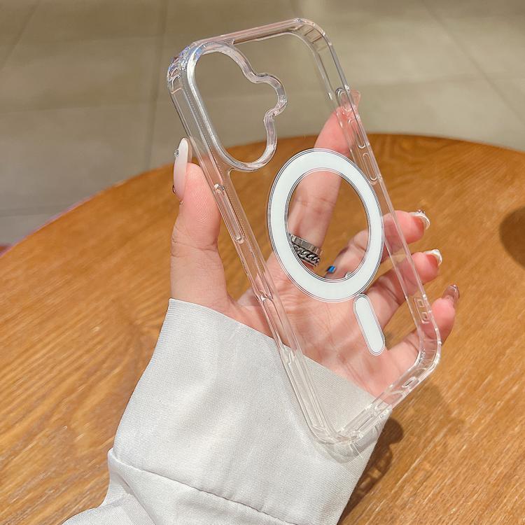 Large Hole Camera MagSafe Magnetic Clear Acrylic TPU Case, For iPhone 17 Pro Max, For iPhone 17 Pro, For iPhone 17, For iPhone Air, For iPhone 16 Pro Max, For iPhone 16 Pro, For iPhone 16 Plus, For iPhone 16