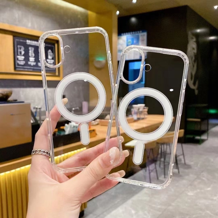 Large Hole Camera MagSafe Magnetic Clear Acrylic TPU Case, For iPhone 17 Pro Max, For iPhone 17 Pro, For iPhone 17, For iPhone Air, For iPhone 16 Pro Max, For iPhone 16 Pro, For iPhone 16 Plus, For iPhone 16