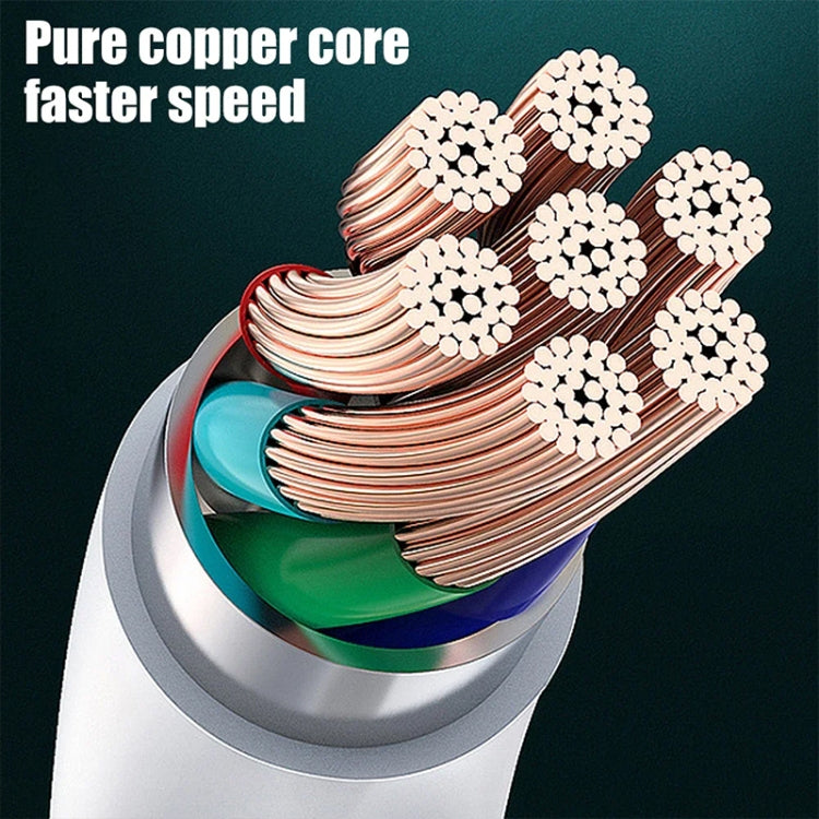 USB-C / Type-C to Micro USB Charging Data Cable, Length: 1m, Type-C to Micro USB