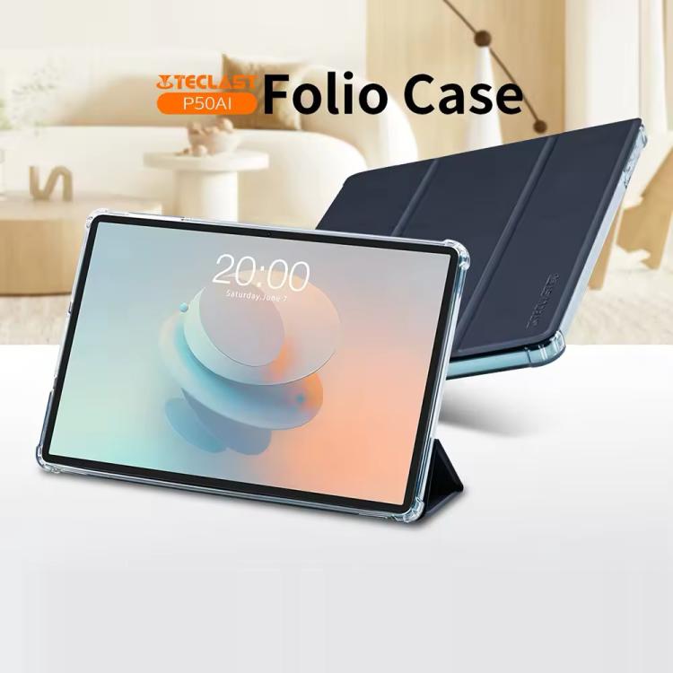 Anti-slip Texture Smart Tablet Leather Folio Case, For Teclast P50AI, For Teclast T65 Max, For Teclast T50 HD / T50 Max