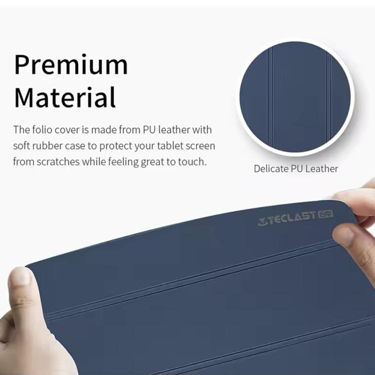 Anti-slip Texture Smart Tablet Leather Folio Case, For Teclast P50AI, For Teclast T65 Max, For Teclast T50 HD / T50 Max